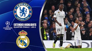 Chelsea vs Real Madrid Extended Highlights  UCL QuarterFinals  Leg 2  CBS Sports Golazo [upl. by Nylaf]