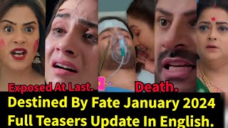 Destined By Fate Starlife January 2024 Teasers Update in EnglishRashmi Is ExposedVikrant Death [upl. by Aubreir946]