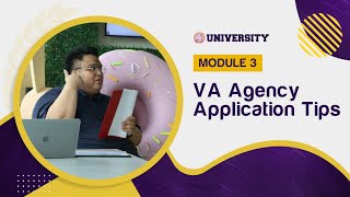 How to Apply to VA Agencies  Acing that Client Application  Module 3  Jam Blauta [upl. by Liv]