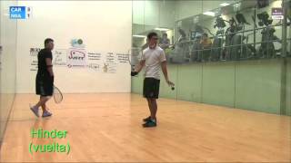 Racquetball Rules amp Examples  Avoidable Hinder  Obstrucción Evitable  1 [upl. by Anelrad675]