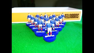 FRANCE V SCOTLAND  Subbuteo Rugby Full Game [upl. by Cissie]