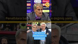 Şenol Güneşten Mourinhoya gönderme [upl. by Yorztif]