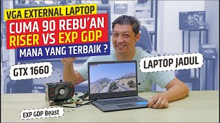 285 EXTERNAL VGAGPU UNTUK LAPTOP cuma 90 ribu an  RISER MINI PCIE vs EXP GDC BEAST 85 [upl. by Aivital]