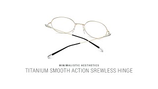 Glasses With No Screws to Fall or Break Discover the Amazing Screwless Titanium Frames [upl. by Glynda]