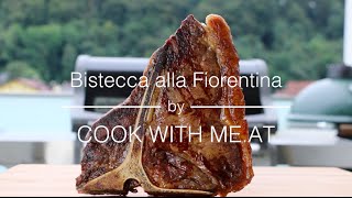 Bistecca alla Fiorentina  TBone Steak reverse seared in Olive Oil  COOK WITH MEAT [upl. by Ariela]