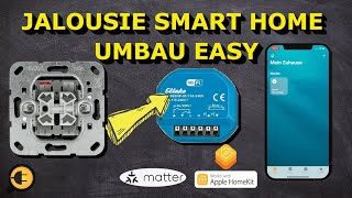 Smart Home Jalousie Rolladensteuerung nachrüsten Eltako Rollo Beschattungsaktor ESB62NP Anleitung [upl. by Brit]