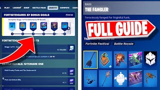 How to Complete All FORTNITEMARES QUESTS CHALLENGES in Fortnite [upl. by Prady]