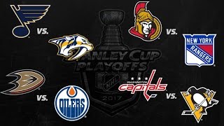 2017 Stanley Cup Playoffs  Round 2  All Goals [upl. by Suh]