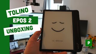 Tolino Epos 2 Unboxing und erster Eindruck [upl. by Morgenthaler]