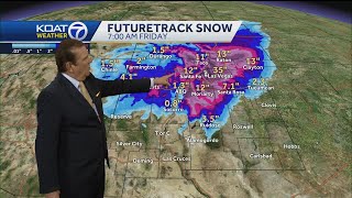 Major winter storm in New Mexico set to create difficult travel [upl. by Atival]