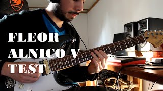 FLEOR Humbucker Alnico 5 pickups Test  Demo  Squier Standard Stratocaster [upl. by Elacim876]