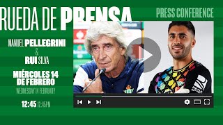 🚨 DIRECTO  Rueda de prensa de Manuel Pellegrini y Rui Silva previa al RealBetisDinamoZagreb ⚽💚 [upl. by Ahsinnek490]