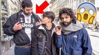 I NAPOLETANI cosa ne PENSANO degli JUVENTINI E trovarne uno alle spalle [upl. by Merete856]