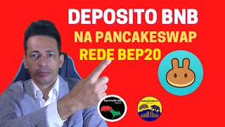 Como Depositar BNB na PancakeSwap pela Metamask Rede BEP20 [upl. by Alliscirp70]