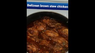 How to make Belizean brown stew chicken [upl. by Almira]