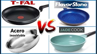 Este es el mejor Sartén Flavor stone Jade cook Tefal Acero inoxidable [upl. by Vickey]