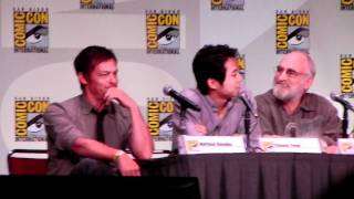 Comic Con 2011 The Walking Dead Panel Clip 3 [upl. by Nytsud]