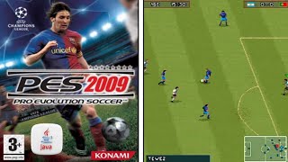 PES 2009 original Konami 240x320  Java Games J2ME Loader [upl. by Gokey]