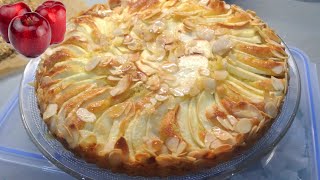 EN Tarte aux pommes Suisse sans pâte sablé ou brisé [upl. by Ardnac171]