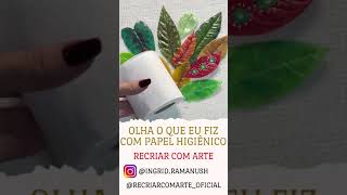 TÉCNICA para fazer RELEVOS em PAPEL ✅ Como MARCAR PAPEL e fazer lindas folhagens shorts [upl. by Norven]