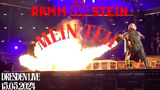 Rammstein Mein Teil Live  aus Dresden 15052024 [upl. by Culberson233]