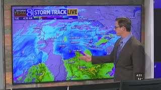 Winter storm to bring slushy mess Tuesday [upl. by Ythomit]