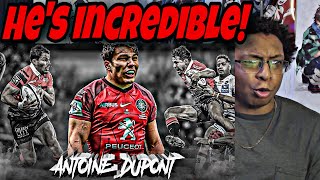 Antoine Dupont Is A Beast For France  Brutal Rugby Speed Agility amp Big Hits  REACTION [upl. by Ahsiekat885]