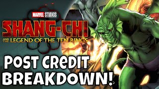 Shang Chi Mid Credit Scene Breakdown Future MCU Villains Makluans Fin Fang Foom [upl. by Aleet]