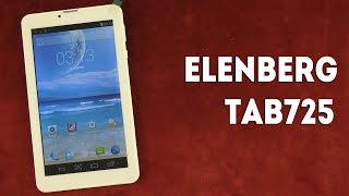 Распаковка Elenberg TAB725 [upl. by Ahselet]