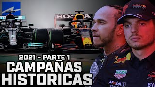 CAMPAÑAS HISTORICAS DE F1  TEMPORADA 2021 PARTE 1 [upl. by Kamin]