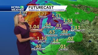 Atmospheric River  How much rain will Northern California get [upl. by Eimareg]