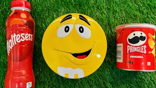 Satisfying Video  Unpacking and Mixing Rainbow Candy in MampMS Boxes and Maltesers ASMR [upl. by Warga]