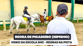 REGRAS DE PICADEIRO  HIPISMO  ESCOLA [upl. by Ahsienat]