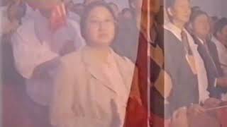 1997 Chinese National Anthem  National Day FlagRaising Ceremony [upl. by Ellenar880]