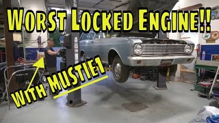 Worst locked up engine ever With Mustie1 Will It Run [upl. by Sifan762]