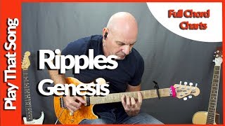 Genesis  Ripples  Guitar Lesson Tutorial [upl. by Haidabo]