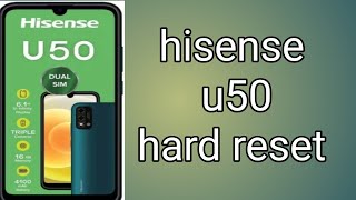 hisense u50 hard reset [upl. by Clie]