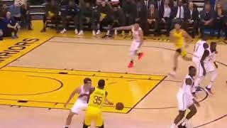 Klay Thompson needed four dribbles to score 43 point [upl. by Kreiner609]