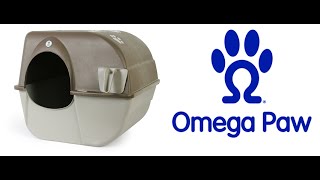 Omega Paw Rolln Clean SelfCleaning Cat Litter Box How to Use [upl. by Alfred]