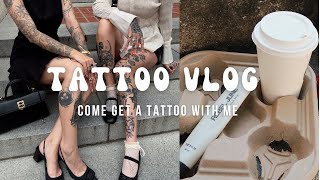 TATTOO VLOG  Come get tattoo with me cabin update amp more [upl. by Marrissa]