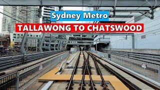 SYDNEY METRO Tallawong To Chatswood Full Ride  Sydney Australia [upl. by Bogosian800]