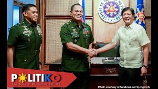 Centino gets new post Marcos names Brawner as new AFP chief [upl. by Knuth]