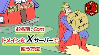 お名前comのドメインをエックスサーバーで使う設定方法・ネームサーバ変更 [upl. by Ahsyla]