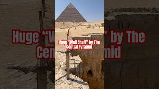 Huge “Well Shaft” by The Central Pyramid ancient pyramid travel history explore egypt [upl. by Hinkle]