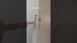 Door lock working shortsvideo interiorwooddesign bedfurniture home woodhome furniture [upl. by Danila]