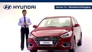 Hyundai  Service Tips  Windshield Defogging [upl. by Jonme]