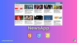 News Website Project  HTML CSS amp JS Hindi [upl. by Rramal]