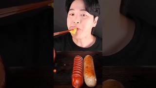 ASMR SAUSAGE amp CHEESE SAUCE [upl. by Nonnair477]