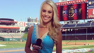 MLB Female Reporters Being Cute [upl. by Hnim140]