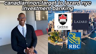 Canadian NonTarget to Lazard NYC Investment Banking Pt 1  Friday w Friends Ep 3 Neil Nahimana [upl. by Eilac801]